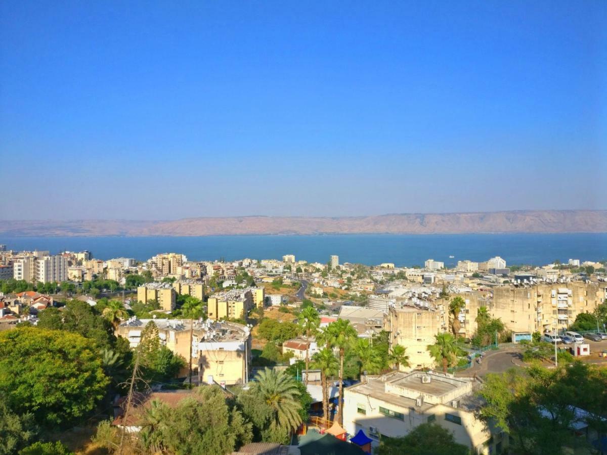 1Bdrm Apt With Panoramic View Of Sea And Mountains Apartment Tiberias Exterior photo
