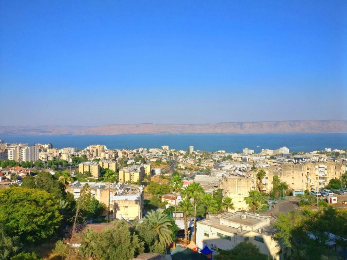 1Bdrm Apt With Panoramic View Of Sea And Mountains Tiberias Exterior photo